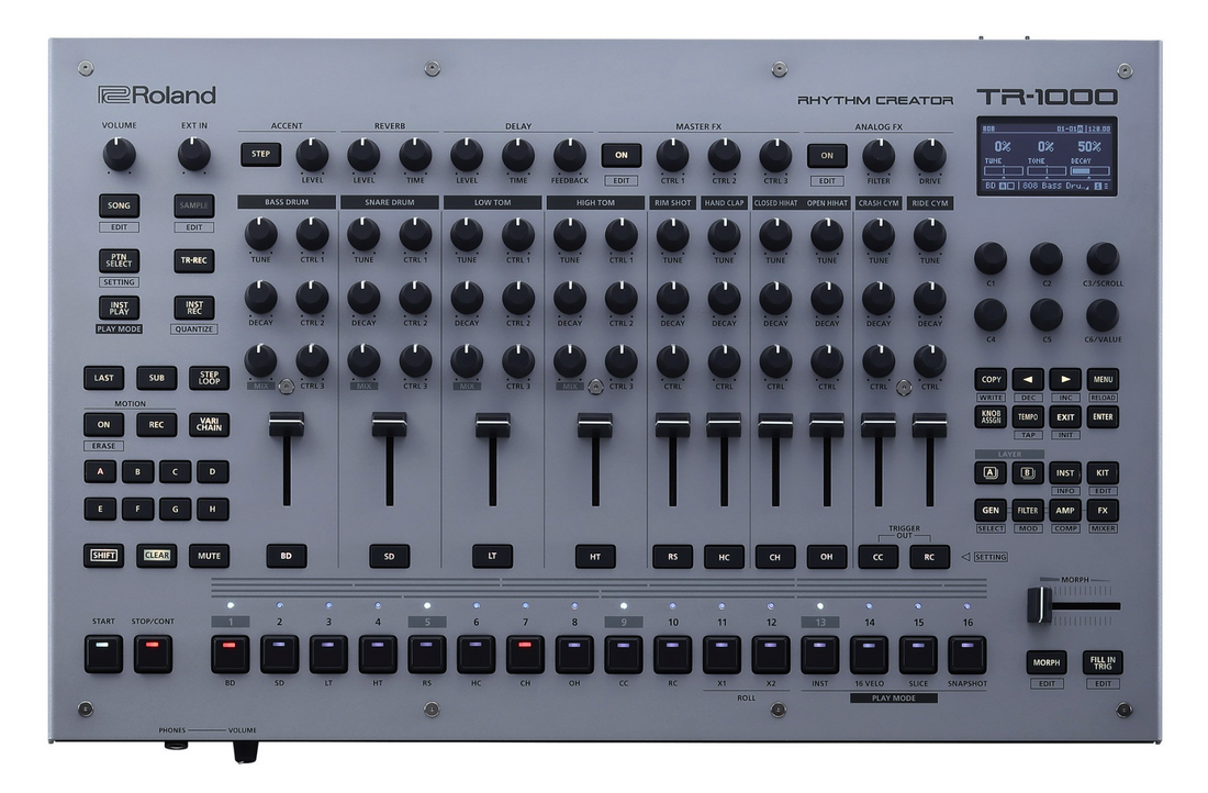 The drum machine crown has a new heir: the Roland TR-1000 Rhythm Creator.